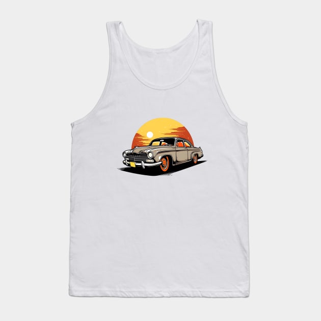 Vintage classic Car Designs Tank Top by ragil_studio